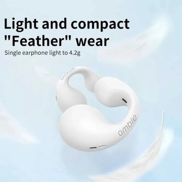 Arch Ambie Ear Cuffs | Bone Conduction Earbuds Ear Cuffs | Best Quality Earbuds Black/white (with Box)