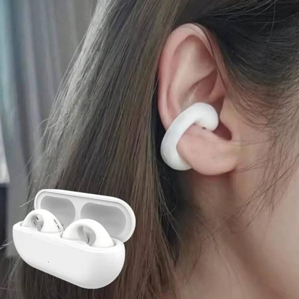 Arch Ambie Ear Cuffs | Bone Conduction Earbuds Ear Cuffs | Best Quality Earbuds Black/white (with Box)